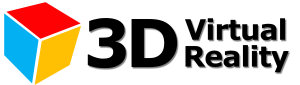3D virtual reality logo